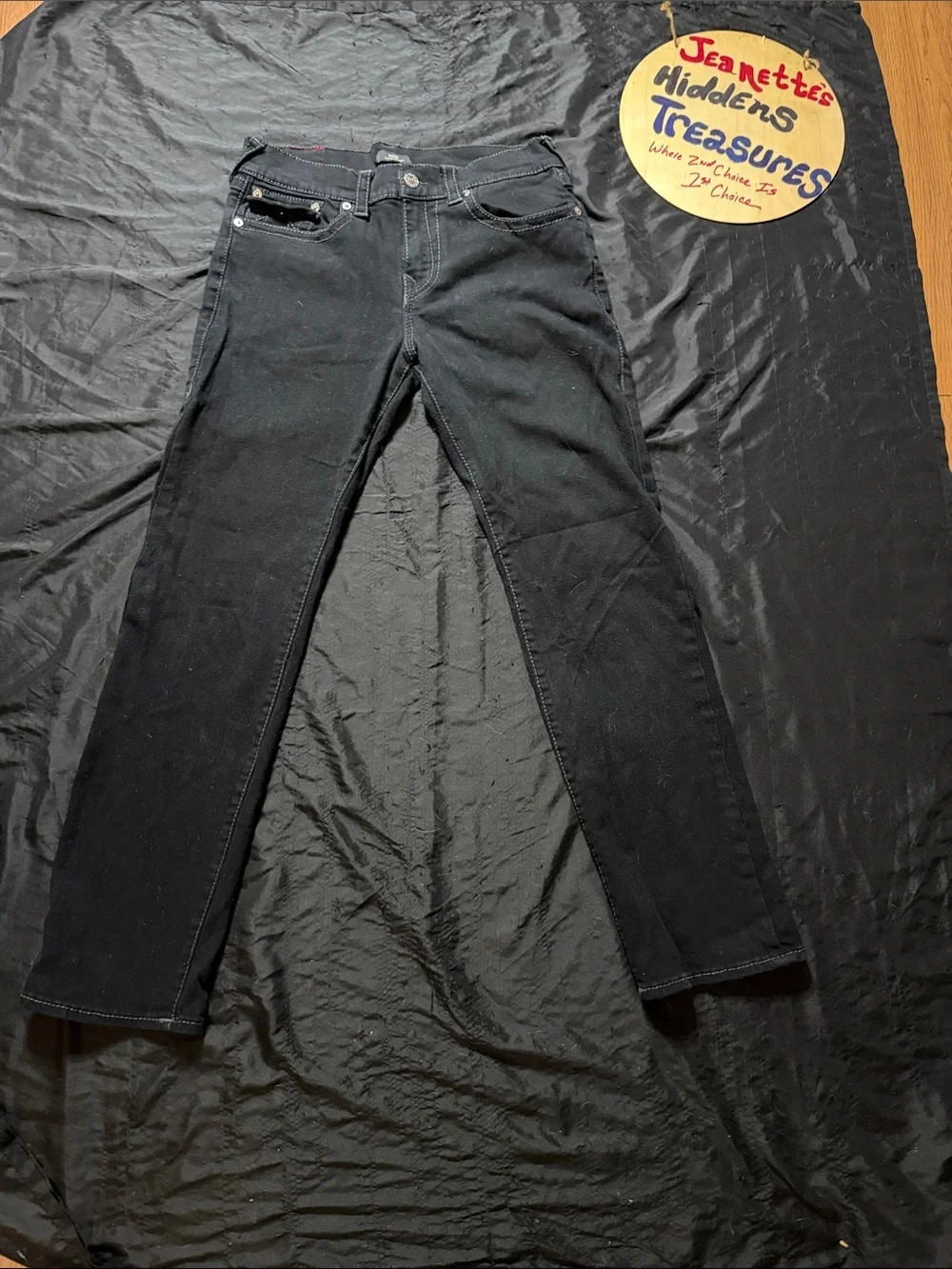 💥NI💥 True Religion Men’s Black Relaxed Jeans